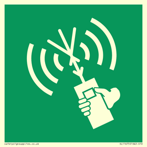 E051 safe condition 2way VHF radio